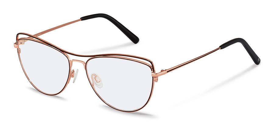 Rodenstock-Monturas de corrección-R2628-rosegold/black
