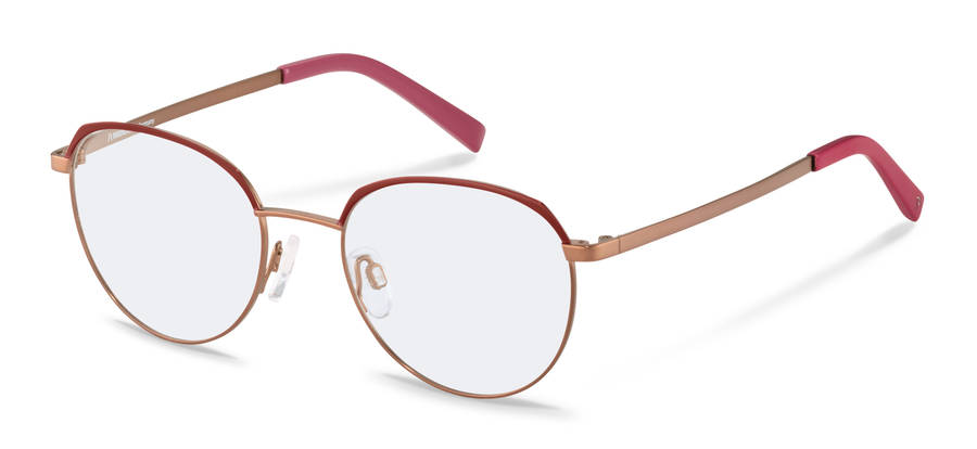 Rodenstock-Monturas de corrección-R2657-darkred/copper