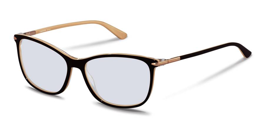 Rodenstock-Monturas de corrección-R5335-brownbeigelayered/rosegold