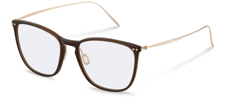 Rodenstock-Monturas de corrección-R7134-darkbrown/gold