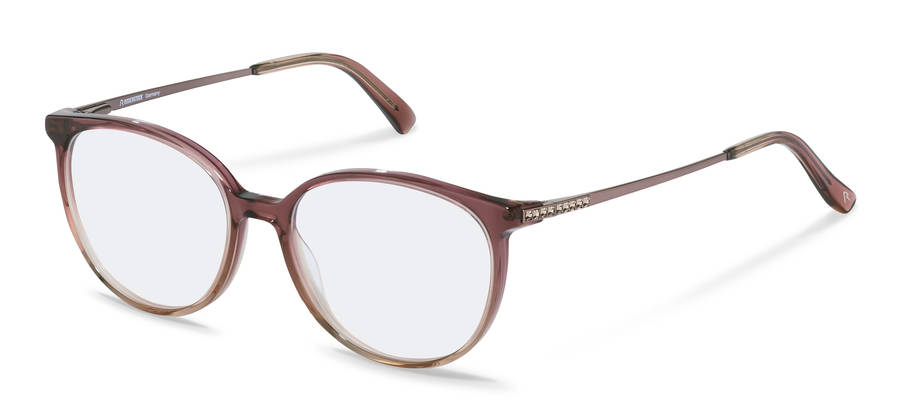 Rodenstock-Monturas de corrección-R8027-bordeauxbeigegradient/rosegold
